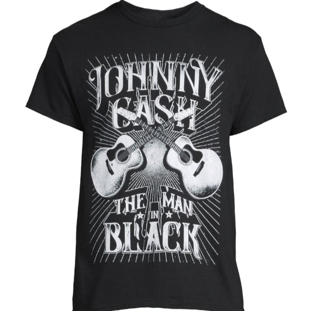 Johnny Cash The Man In Black S/S T-Shirt